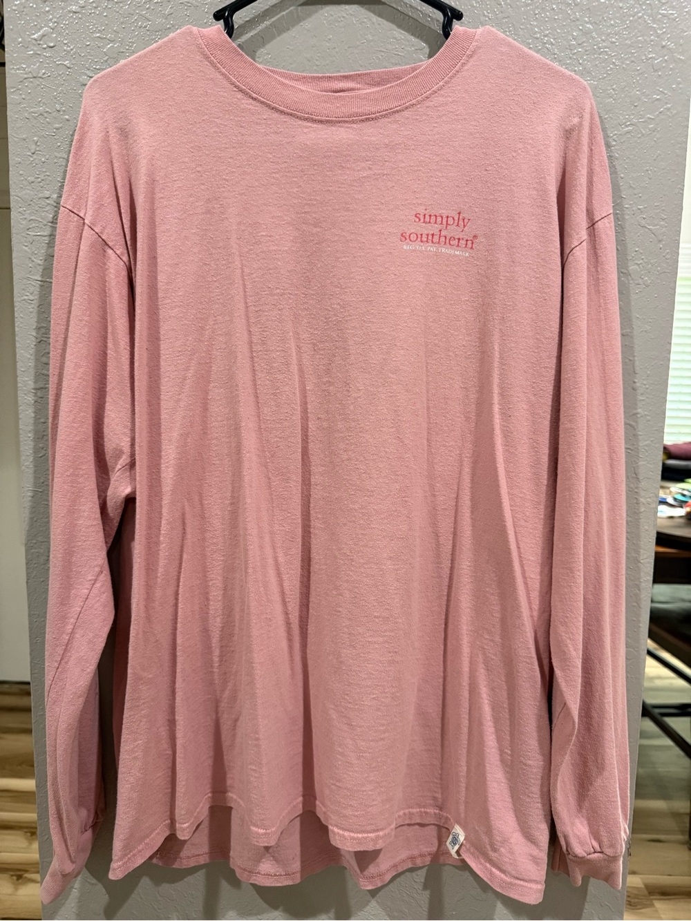 Simply Southern Long Sleeve Tee - Dusty Rose Pink